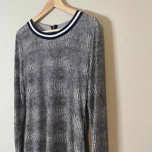 Michael Kors Navy and White Dress Size M - Picture 2 of 6